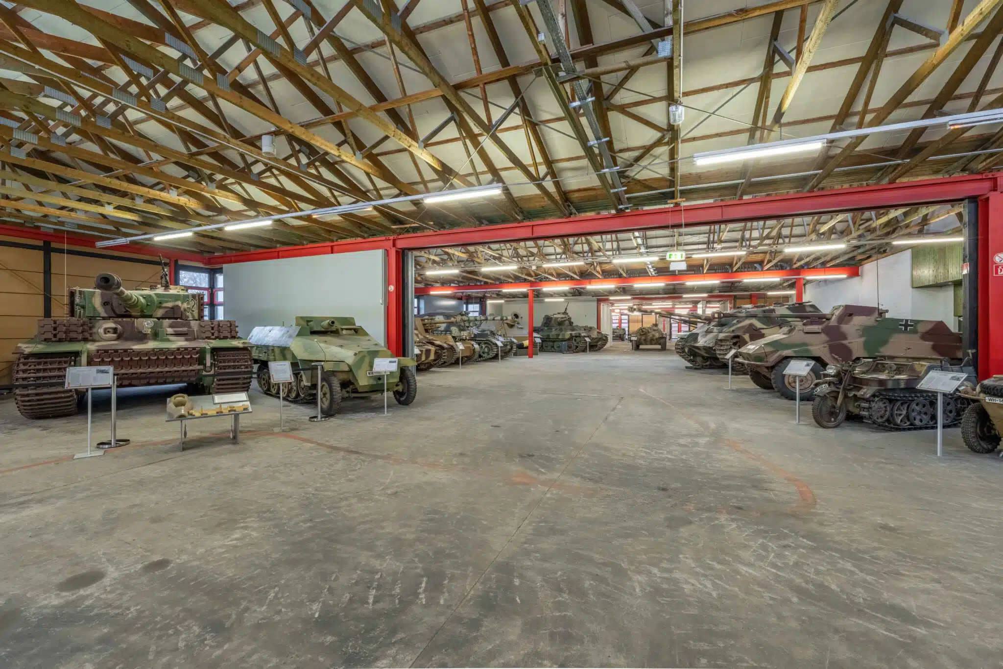 Panzermuseum Munster Hallenansicht